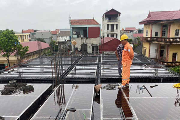 Gỗ ép cốp pha phù hợp với công trình vừa và nhỏ